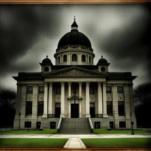 Famous Capitol Building with Stunning Dome