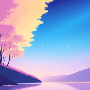 Starry Sunlight: Celestial Body in Vibrant Sky