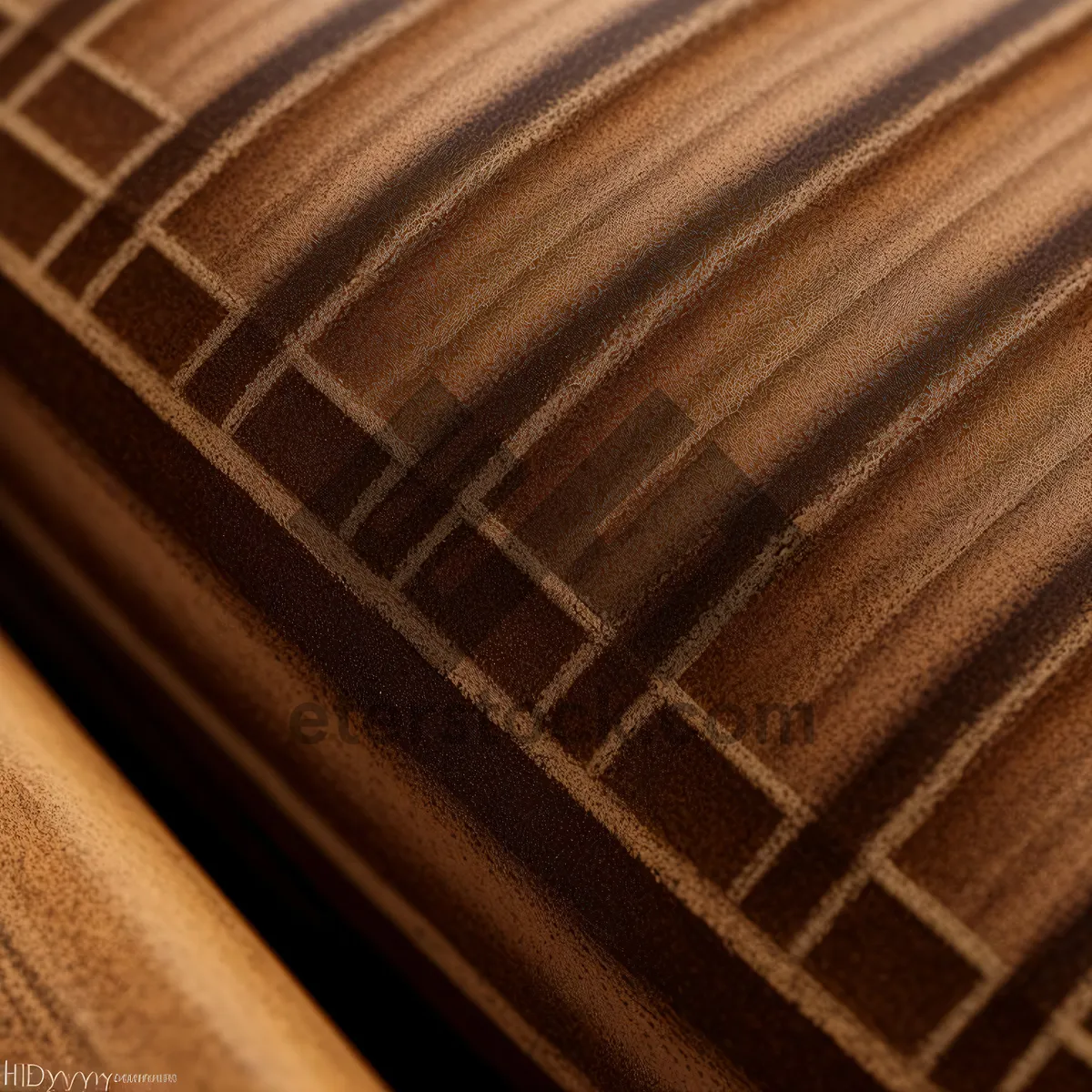 Picture of Textured Brown Wood Panel Design Wallpaper