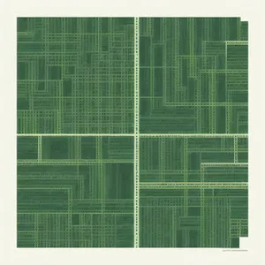 Tartan Fabric Mosaic Design: Square Pattern Wallpaper