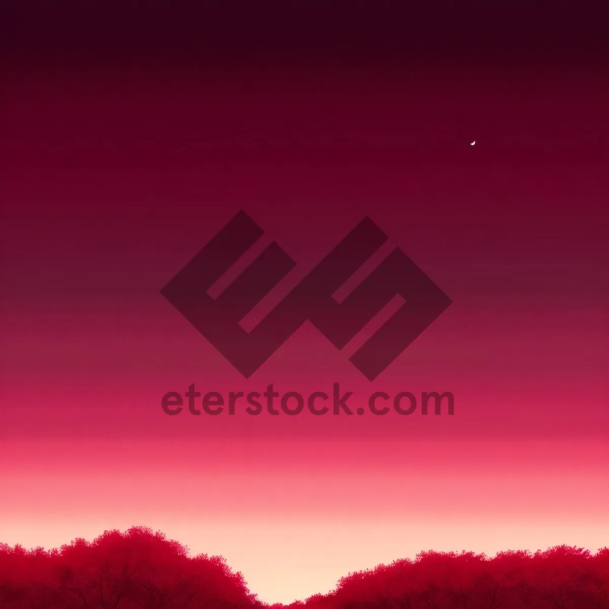 Picture of Festive Winter Night Sky: Starlit Snowy Backdrop