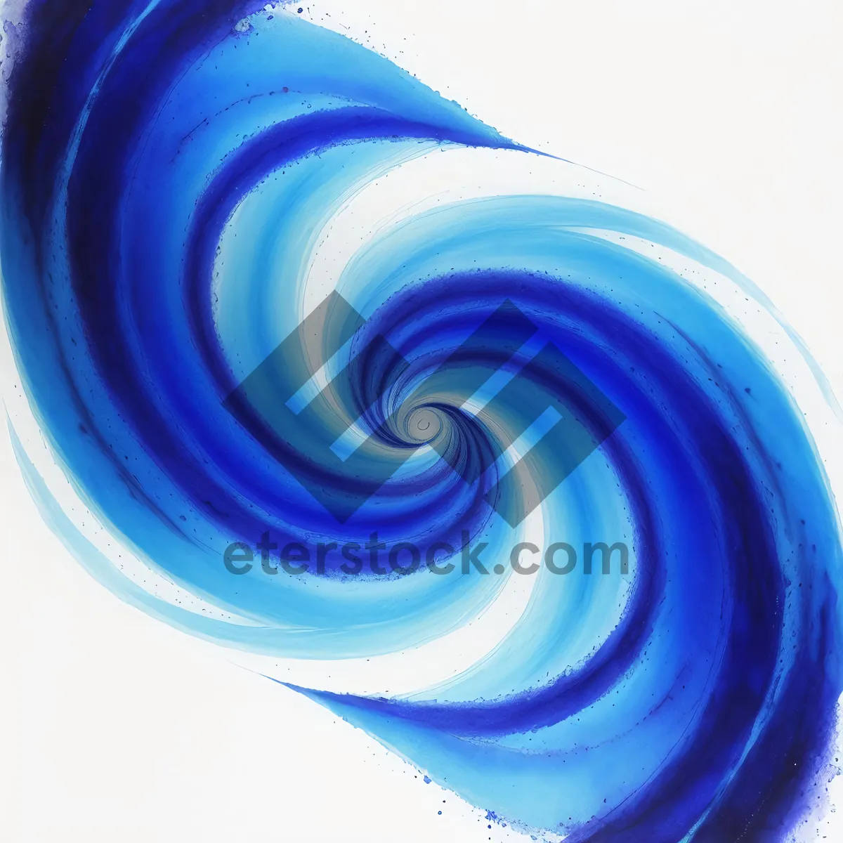 Picture of Colorful Geometric Wave: Modern Design with Swirling Shapes