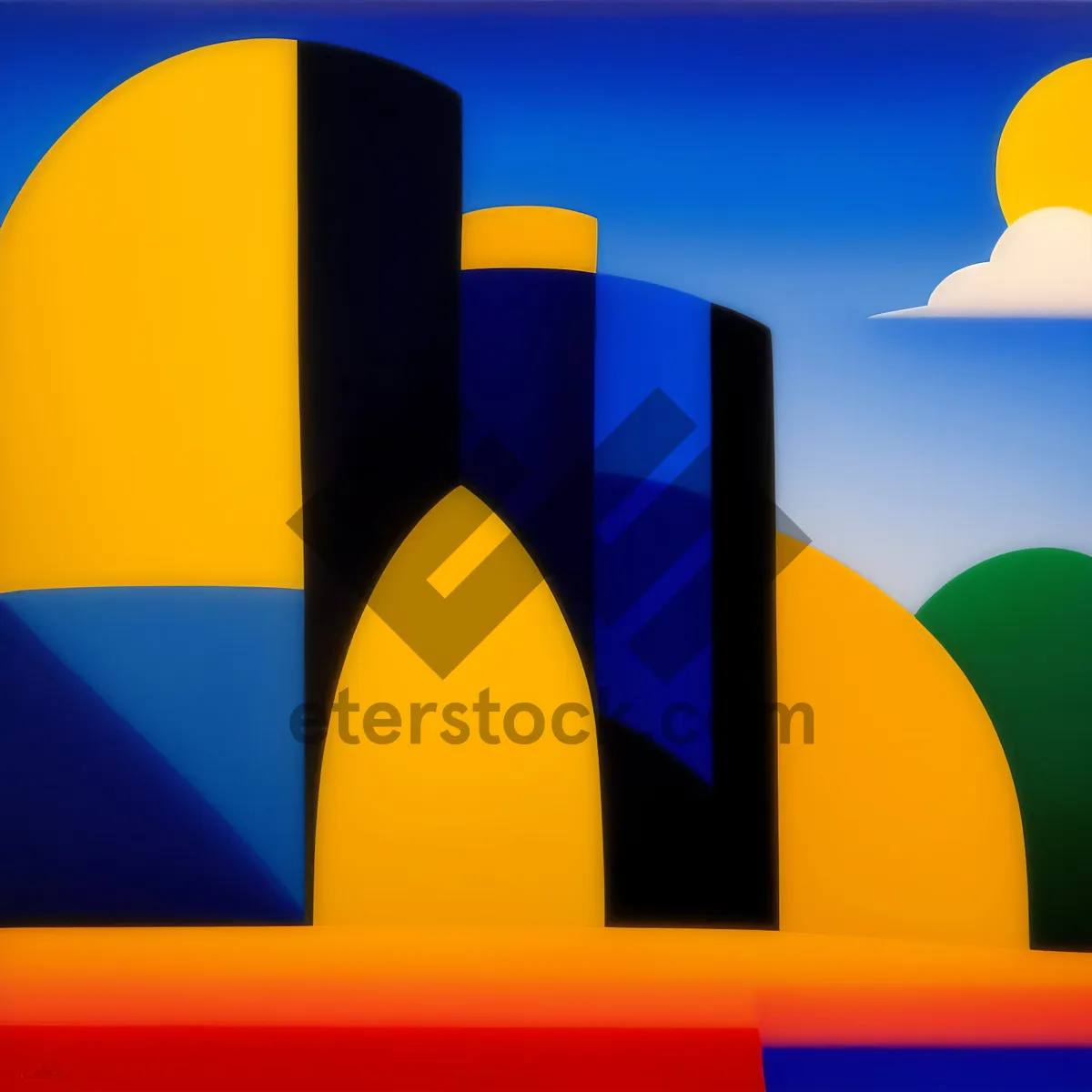 Picture of Creative Graphics Artwork with Unique Symbolic Design