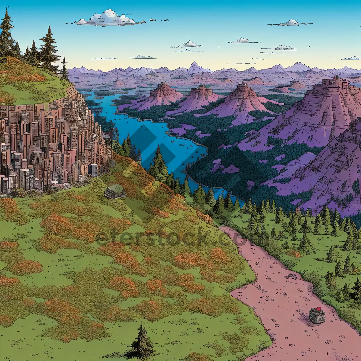 Picture of Spectacular Canyon View at National Park