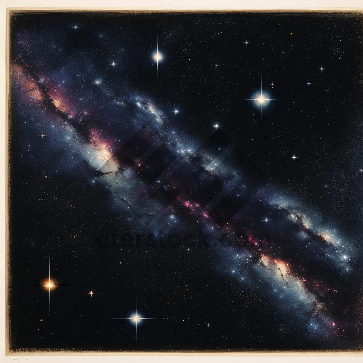 Picture of Dark Space Fantasy Galaxy Universe Digital Artistic Image