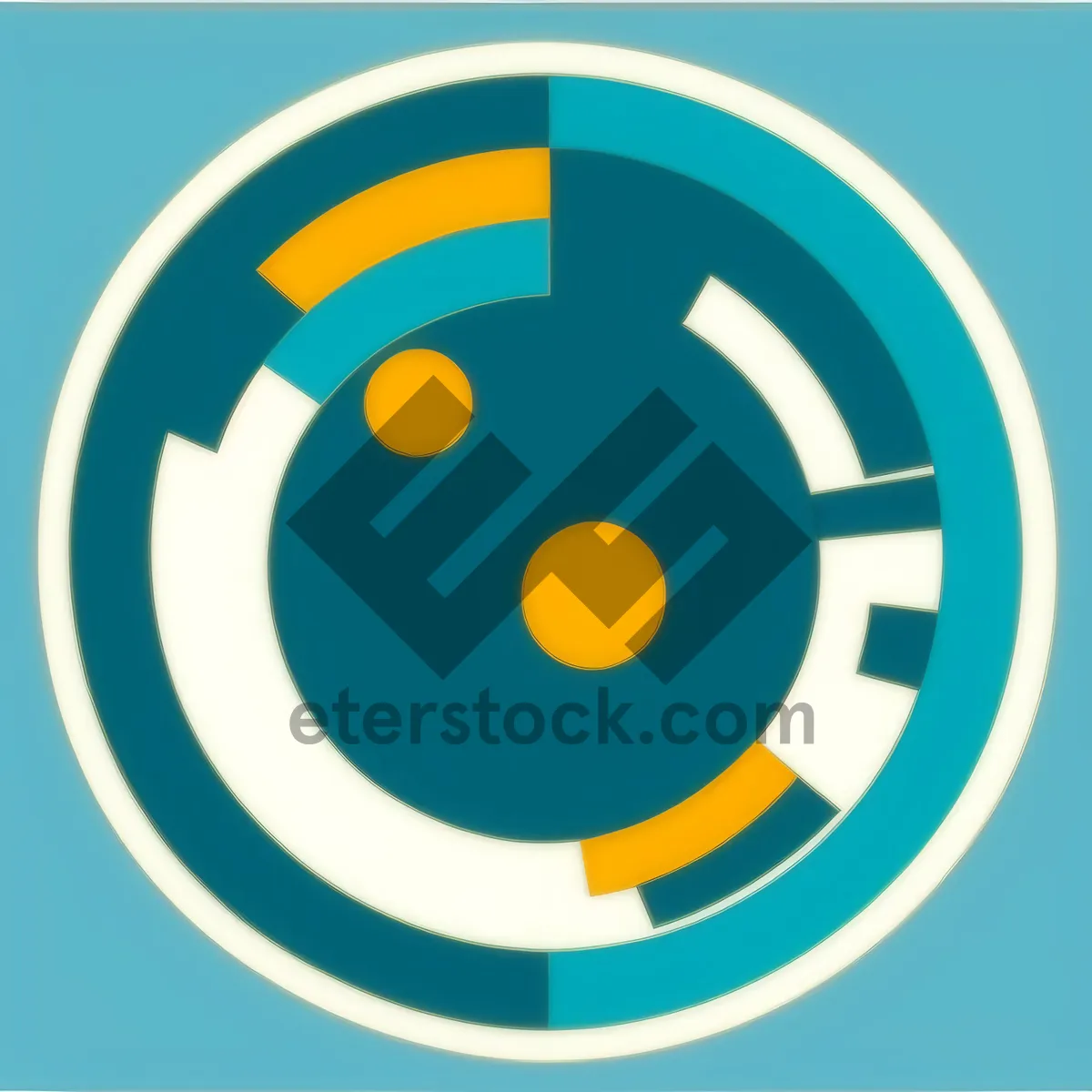 Picture of Glossy circle web buttons set.icons business symbol.