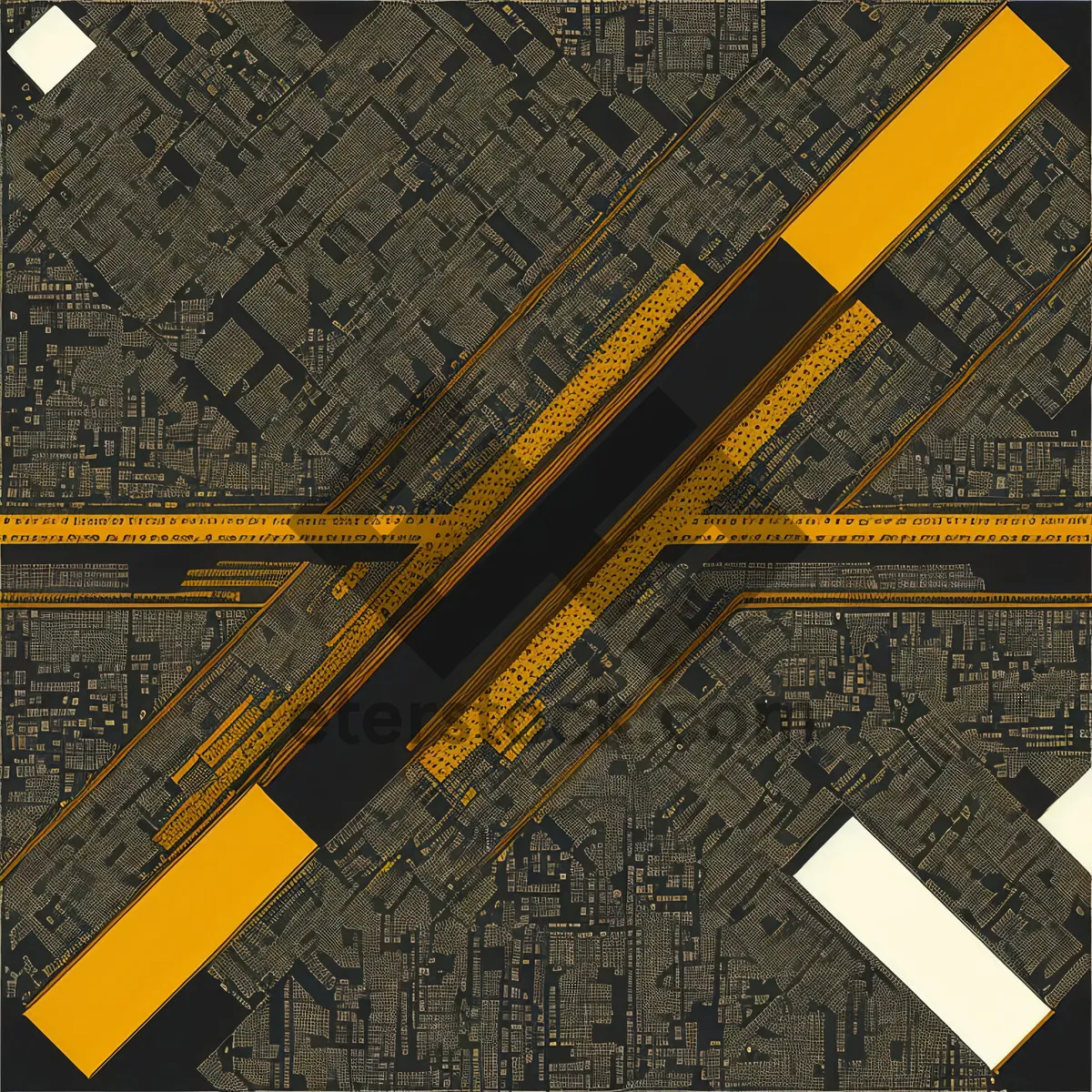 Picture of Architect's Blueprint: Construction Plan for Business Office Design