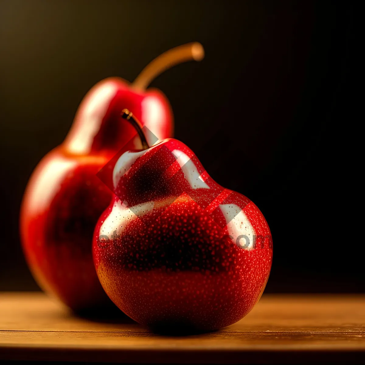 Picture of Fresh and Juicy Red Apple - Nutritious and Delicious!