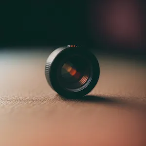 Black Lens Cap - Aperture Control Mechanism