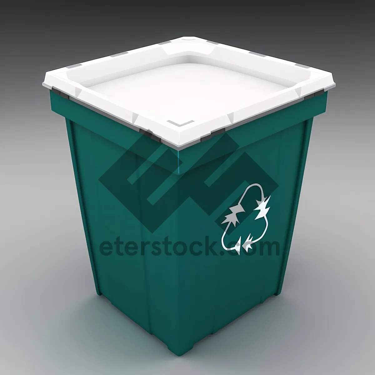 Picture of 3D Garbage Bin Container Object