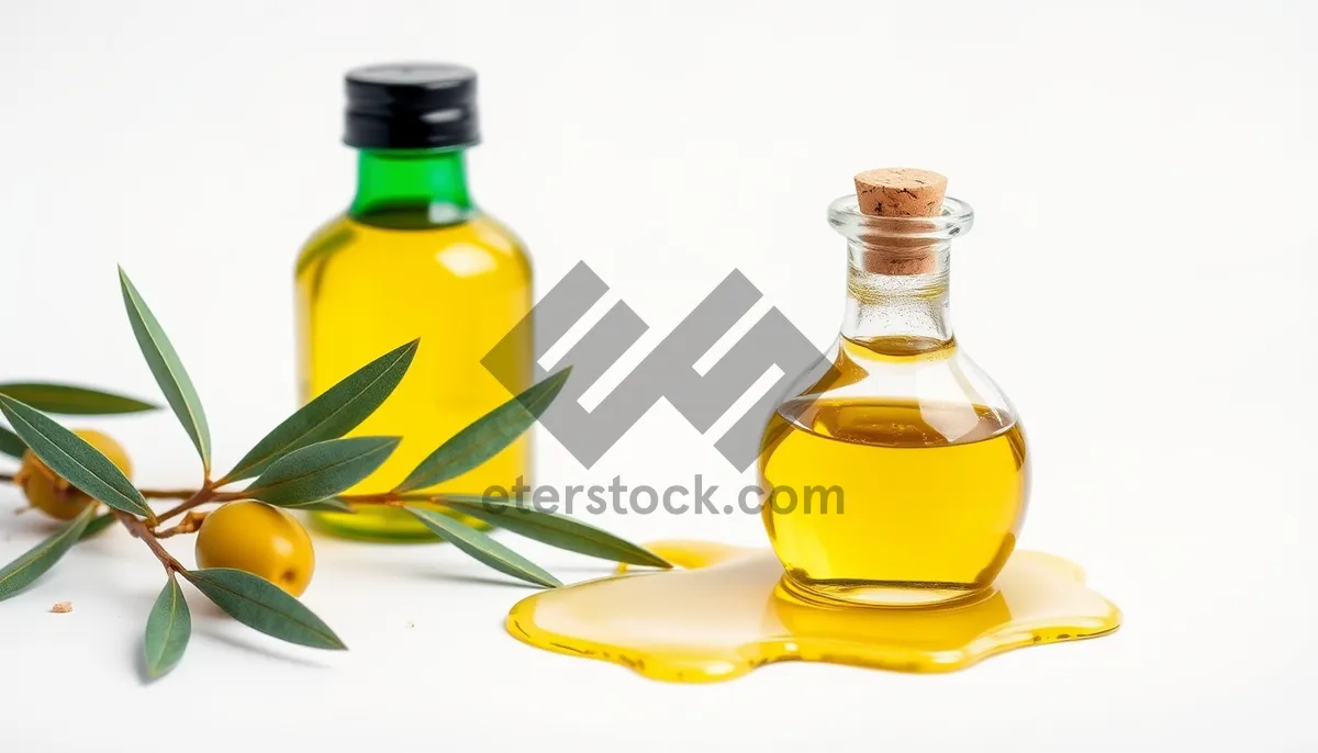 Picture of Healthy Sunflower Syrup in Glass Bottle