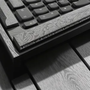 Modern office keyboard for efficient data input