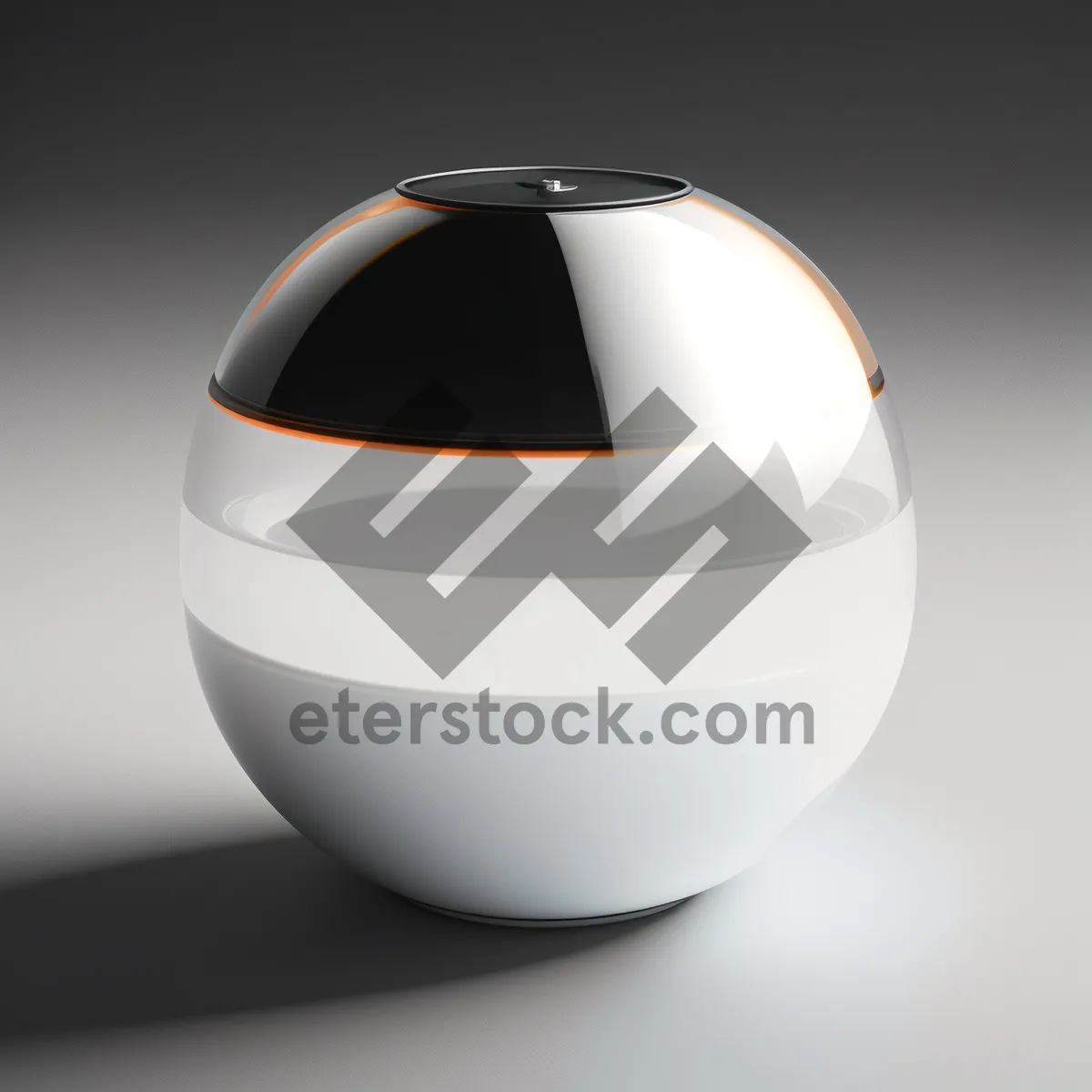 Picture of Shiny Glass Sphere Icon: 3D Matter