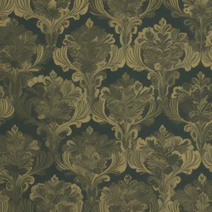 Vintage Floral Damask Wallpaper Design