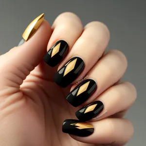 Manicured nails showcasing impeccable beauty and care.