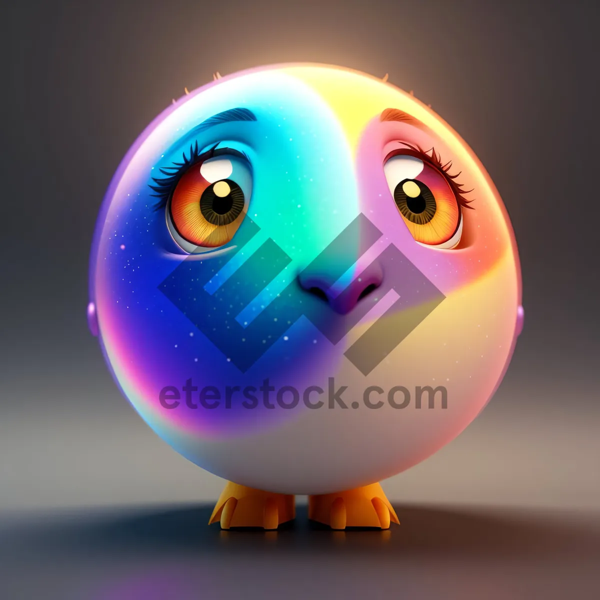 Picture of Colorful Sphere and Number Inflatable Balloons Fun