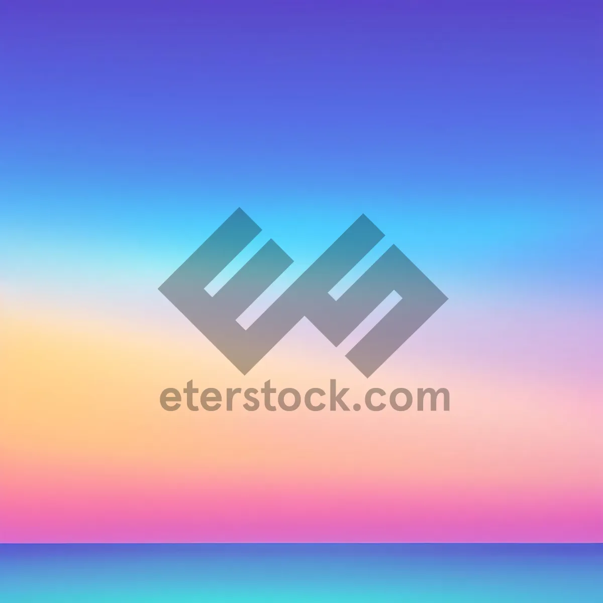 Picture of Abstract Sky Design: Colorful Digital Fantasy Wallpaper