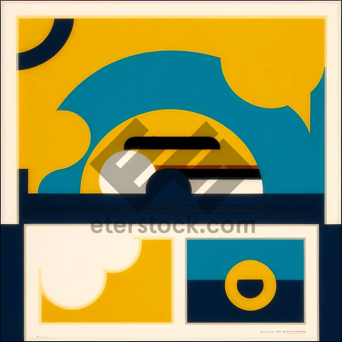 Picture of Web Graphic Set: Iconic Button Symbols for Letterhead Design