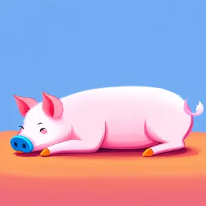 Cute Little Piggy Bank for Saving Money