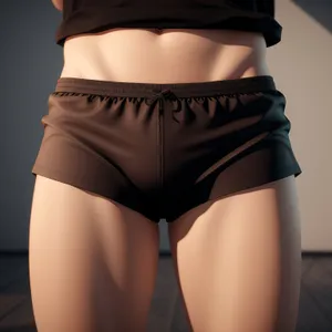 Fit and Sexy: Slim Waist in Mini Skirt