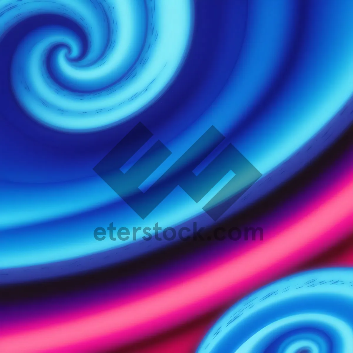 Picture of Vibrant Abstract Fractal Wave - Digital Art Wallpaper