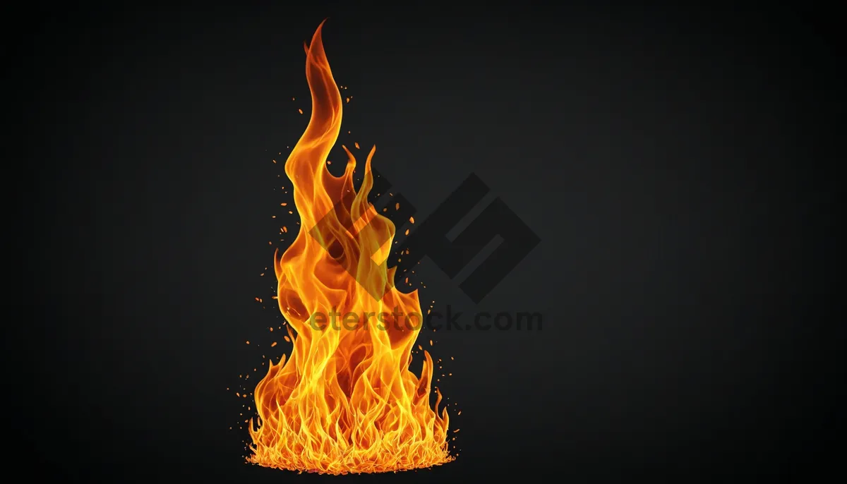 Picture of Blazing wild fire flames texture