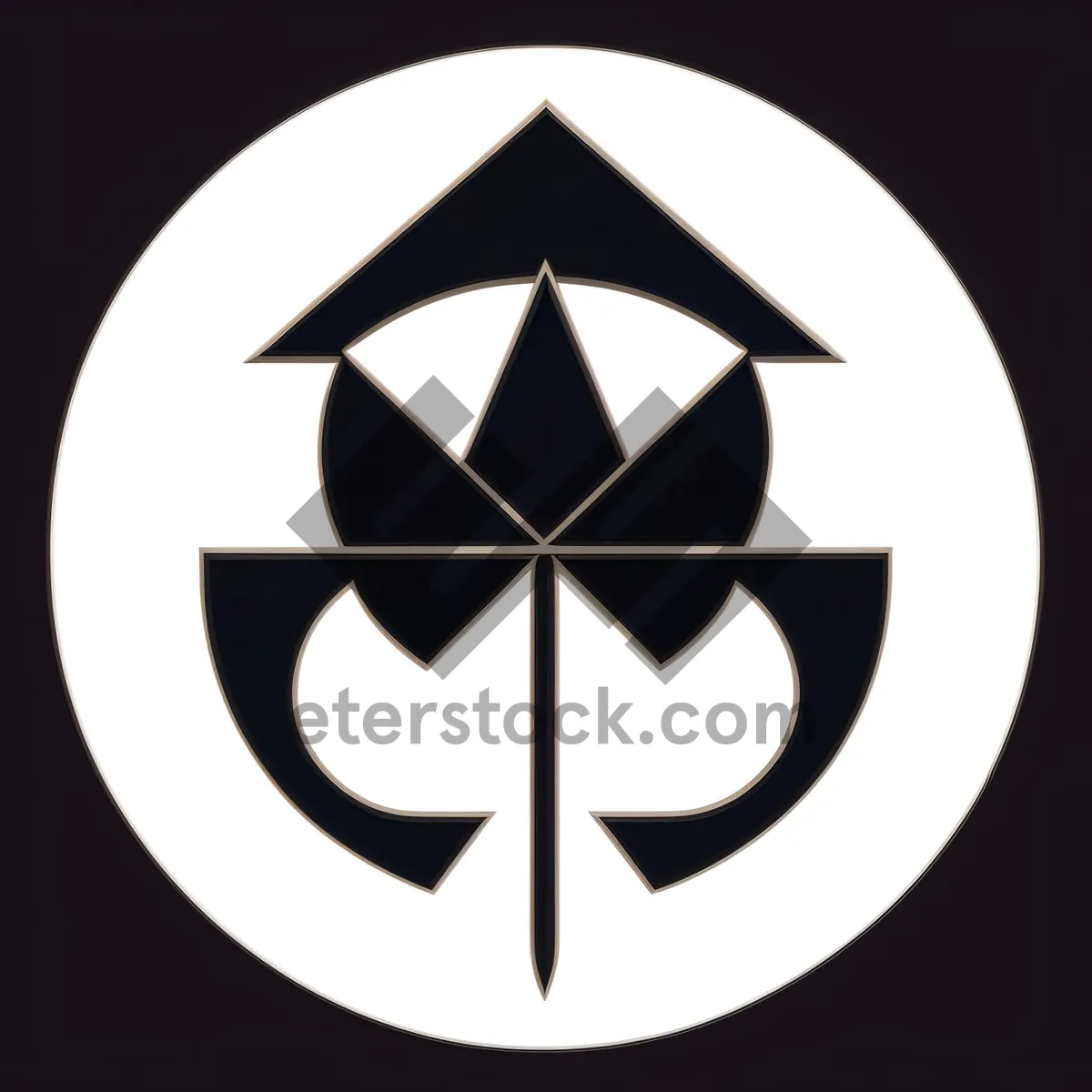 Picture of Heraldic Black Icon Set for Graphic Design