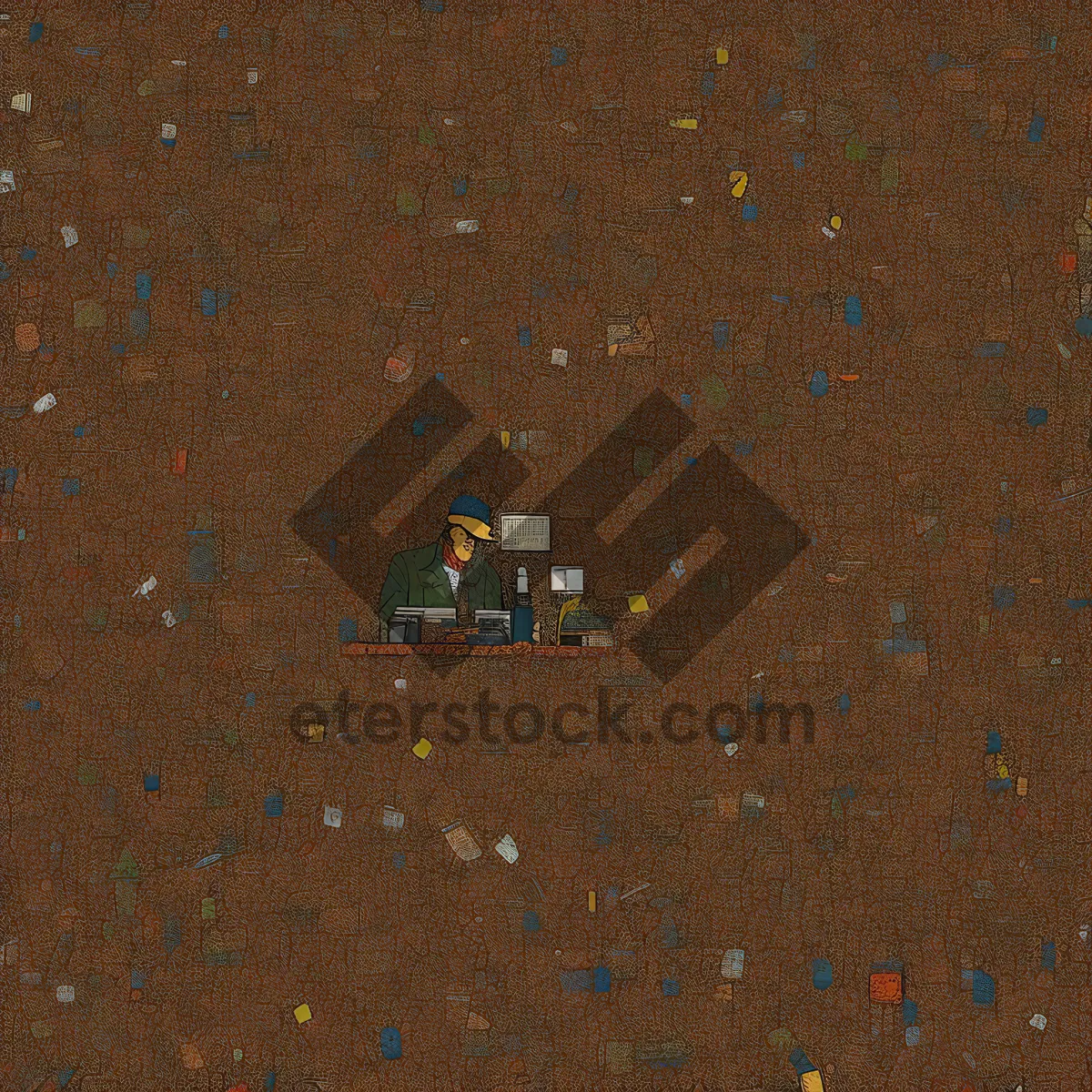 Picture of Old Rubbish Puzzle Game Surface Texture Pattern