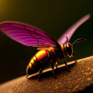 Vibrant Butterfly in Wild Garden