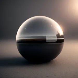 Shiny Glass Sphere Ball Icon