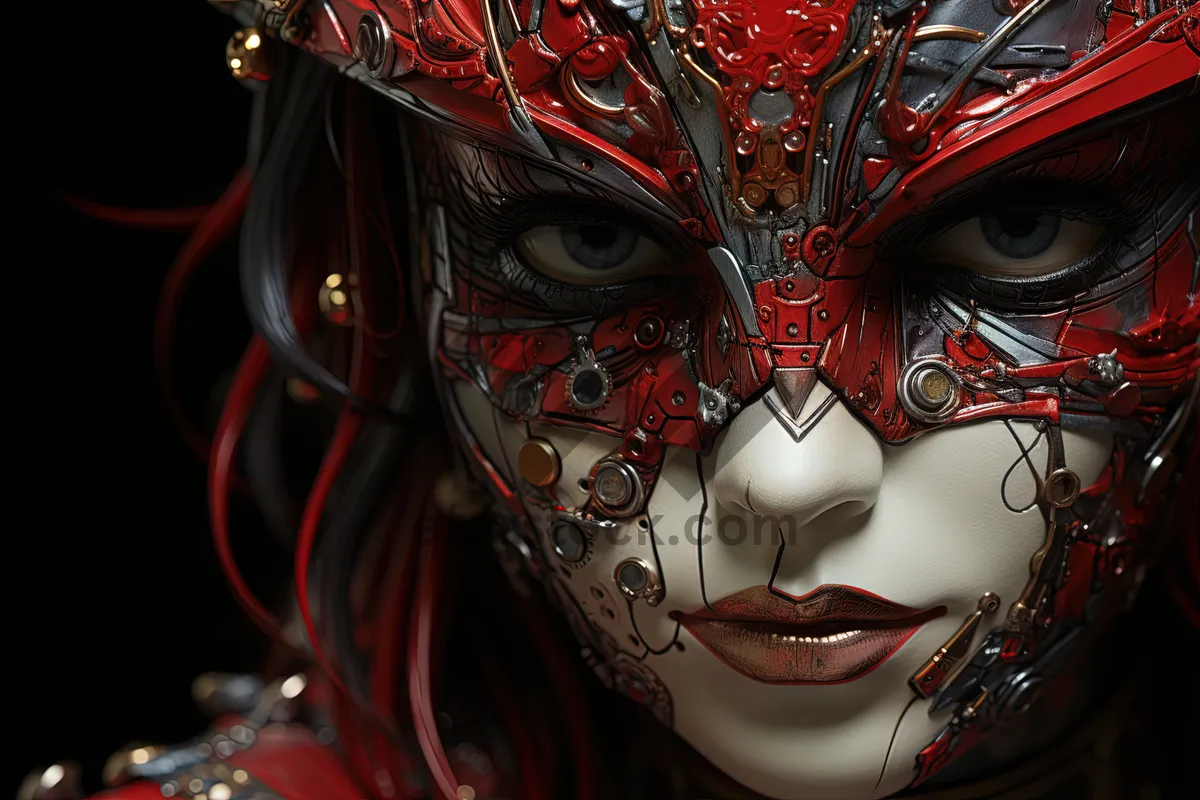 Picture of Masked Beauty at Carnival Festival