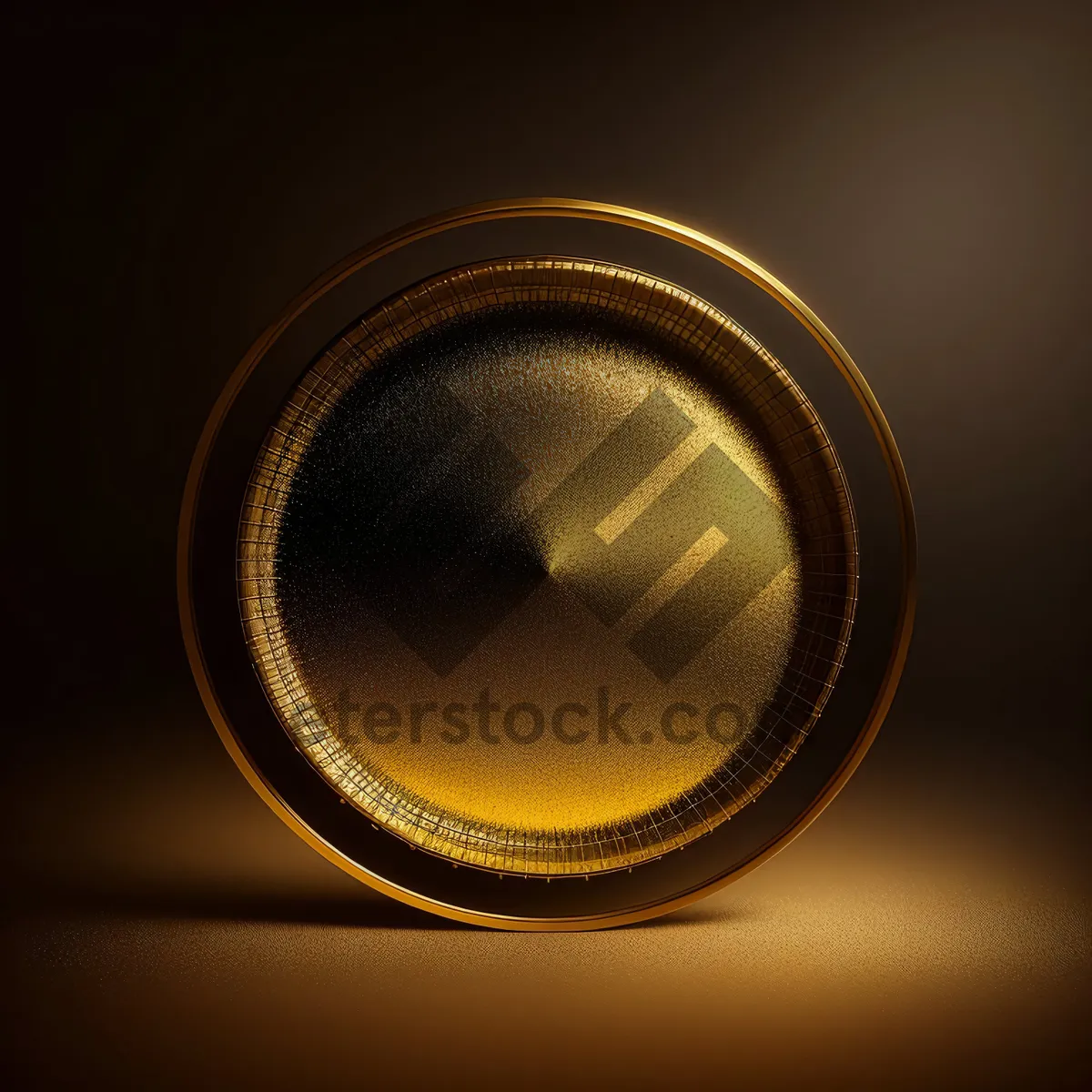 Picture of Abstract Black Circle Graphic Design Pattern