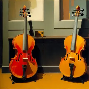 Stringed Melodies: A Musical Ensemble Uniting Cello, Violin, Viola, and Bass.