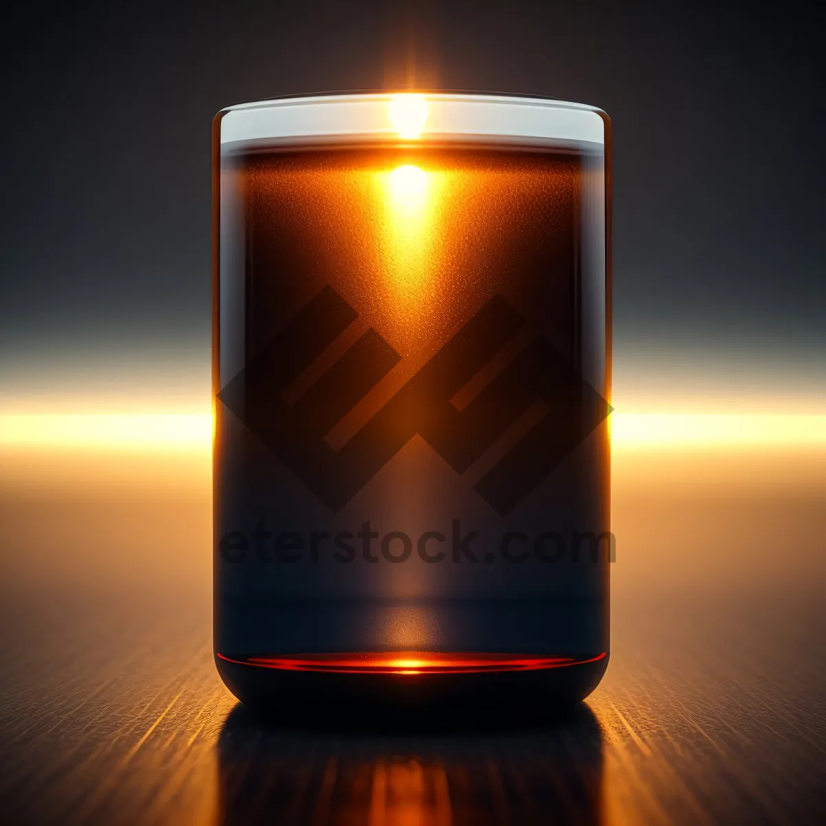 Picture of Golden Lager Beer in Frosted Glass
