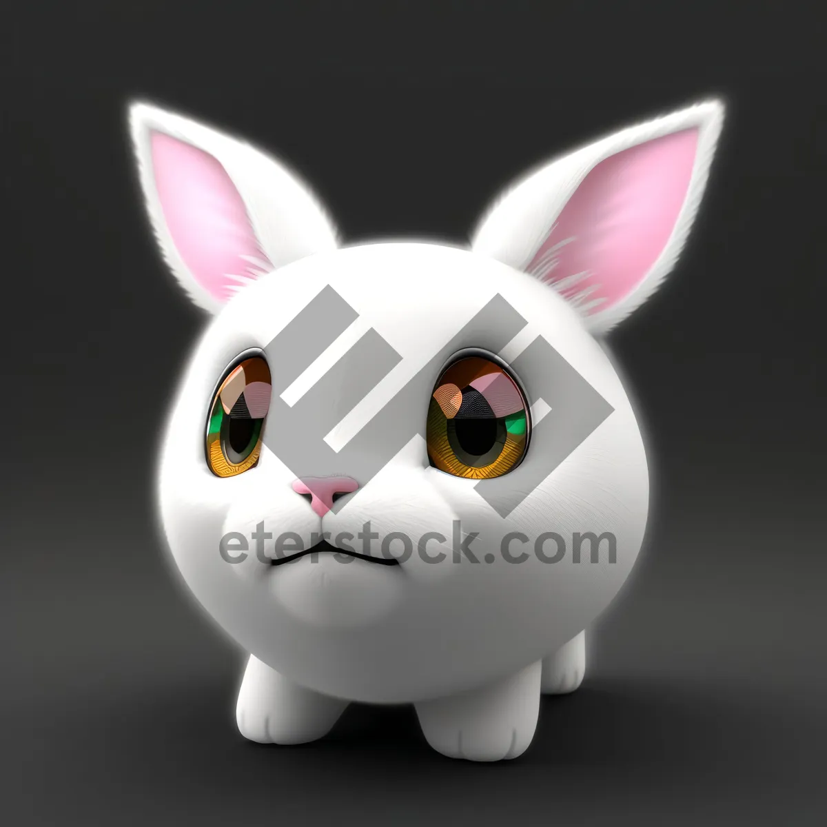 Picture of Pink Piggy Bank - Cute Piglet Cartoon