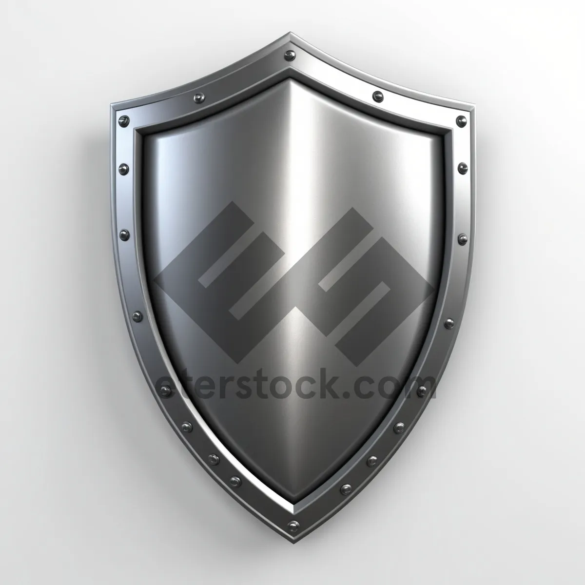 Picture of Shiny Metal Shield Emblem Design