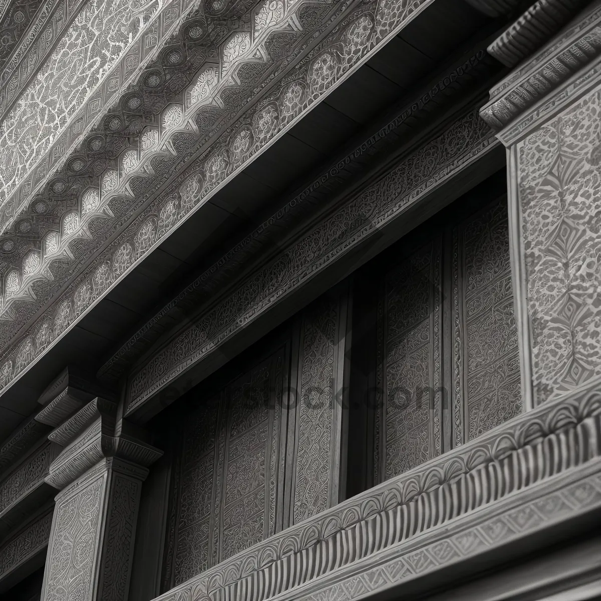 Picture of Old City Landmark with Majestic Columns and Beautiful Facade