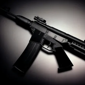 Armory Arsenal: Military Assault Rifle in Action