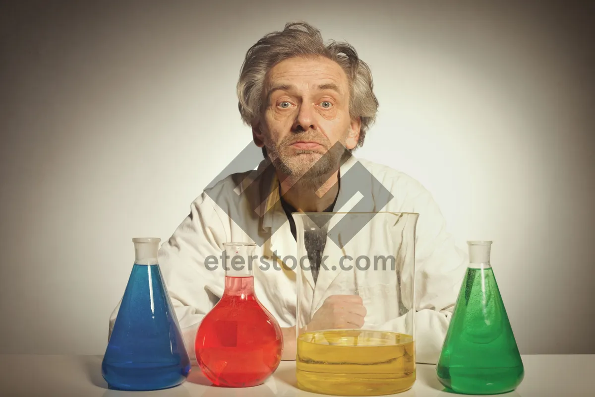 Picture of Happy senior man sitting with elderly woman indoors