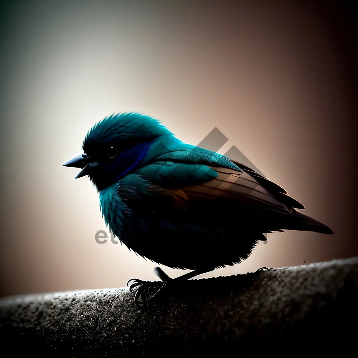 Picture of Majestic Jay in Flight, Showing Vibrant Feathers