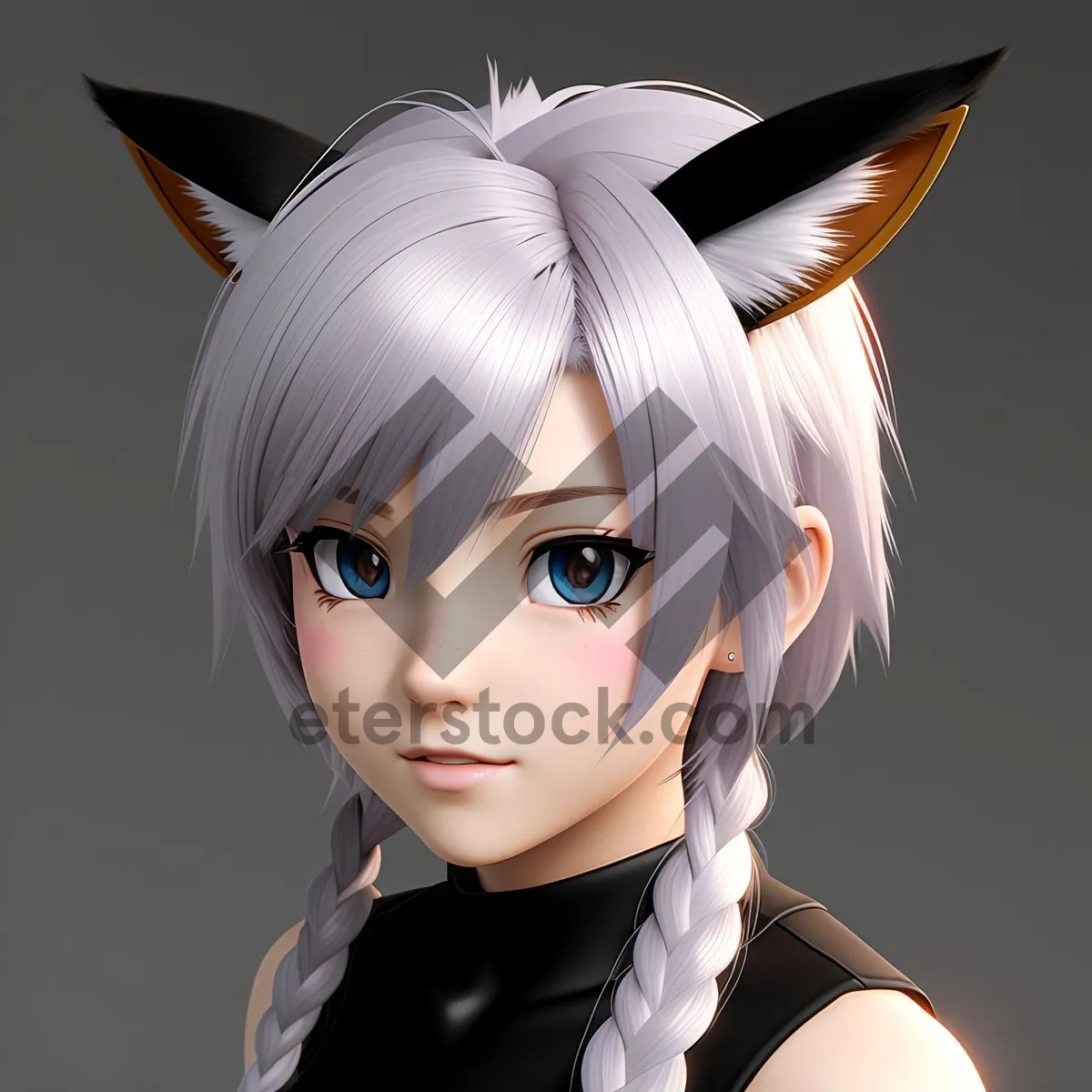 Picture of Blonde Fashion Doll with Elegant Hairstyle