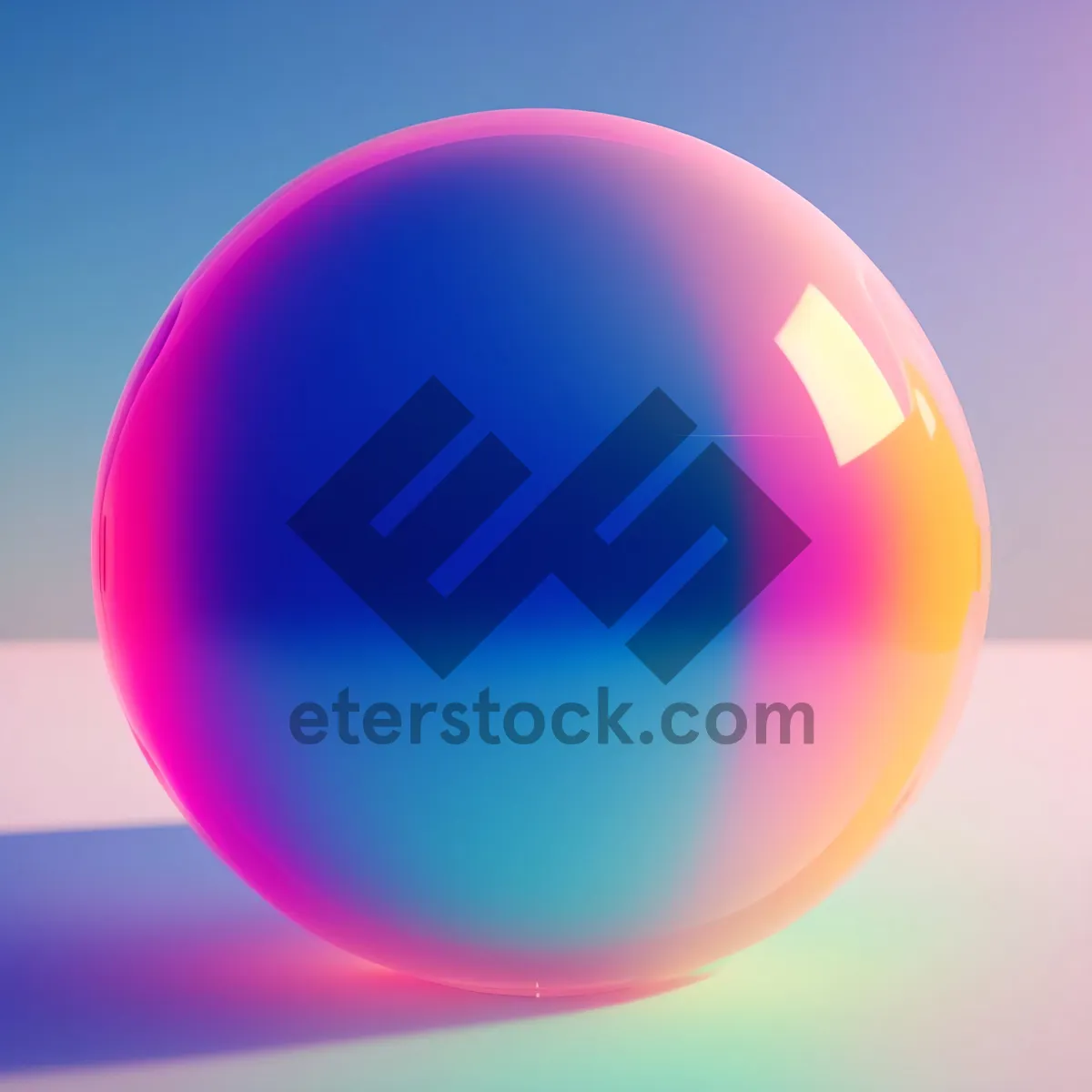 Picture of Shiny Glass Spheres: A Vibrant Set of Bright Round Buttons