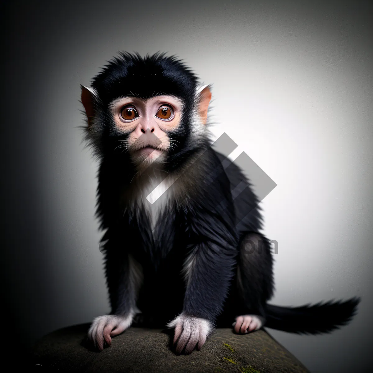 Picture of Wild Primate Portrait in a Zoo