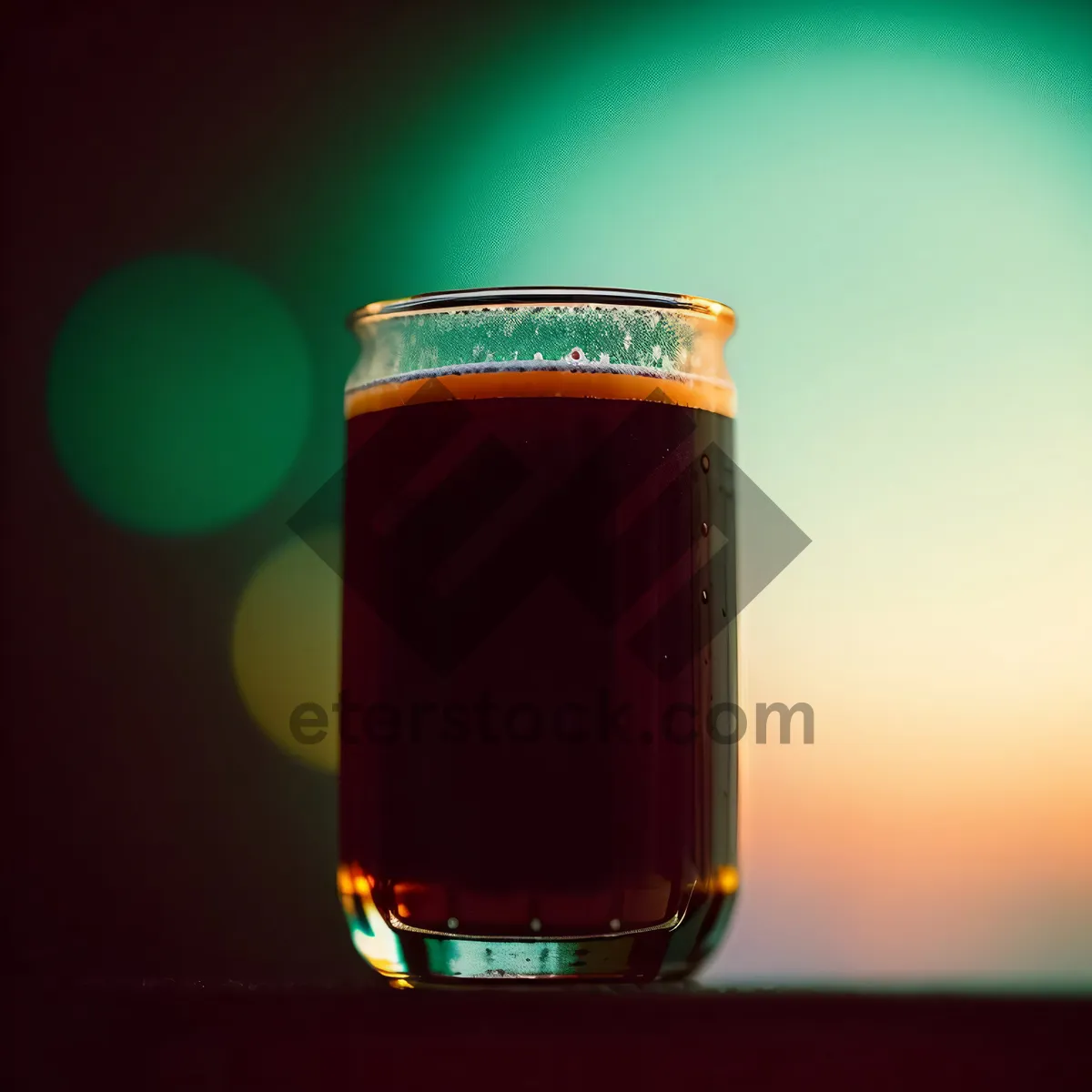 Picture of Frothy Lager in Glass