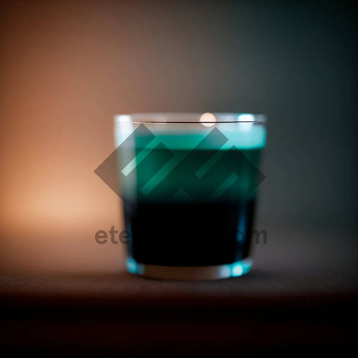 Picture of Shiny Glass Vodka Button: Solid, Bright, 3D Icon Design