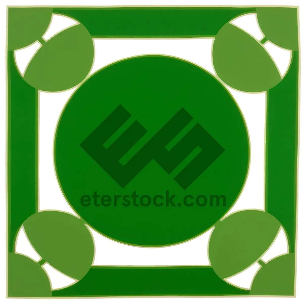 Picture of Glossy Clover Icon Set: Round Graphic Web Symbols