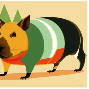 Cute Cartoon Piglet Clip Art - Adorable Animal Character
