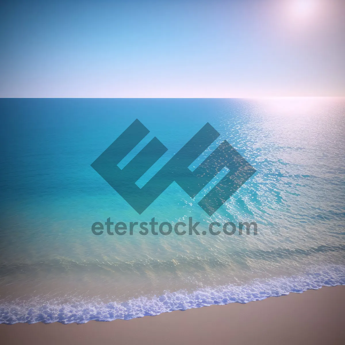 Picture of Sunset Serenity: Tranquil Beachscape in Paradise