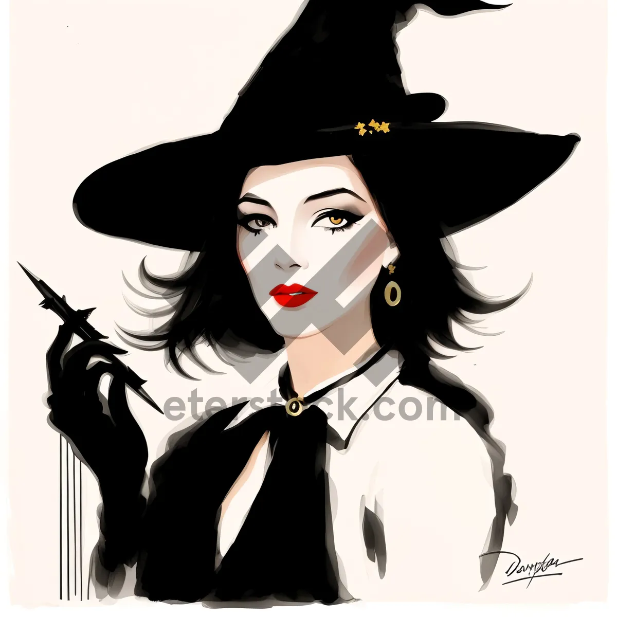 Picture of Magical Fashion Sorcerer Art Cartoon