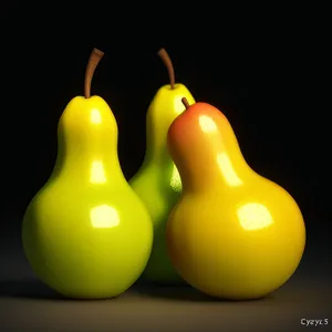 Yellow Ripe Pear - Healthy Edible Fruit